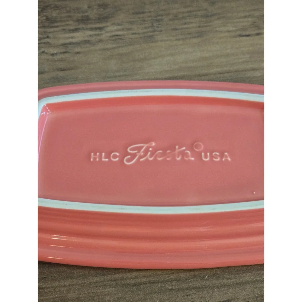 Fiesta butter dish